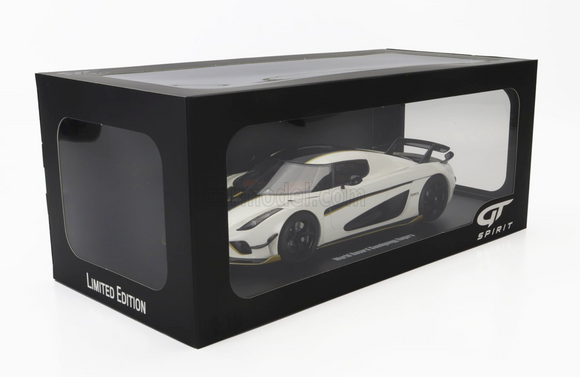 1:18 Koenigsegg Regera -- White/Black/Gold -- GT Spirit