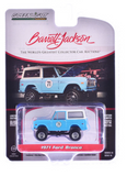 1:64 1971 Ford Bronco Custom -- #71 Blue with Orange Stripe --  Greenlight