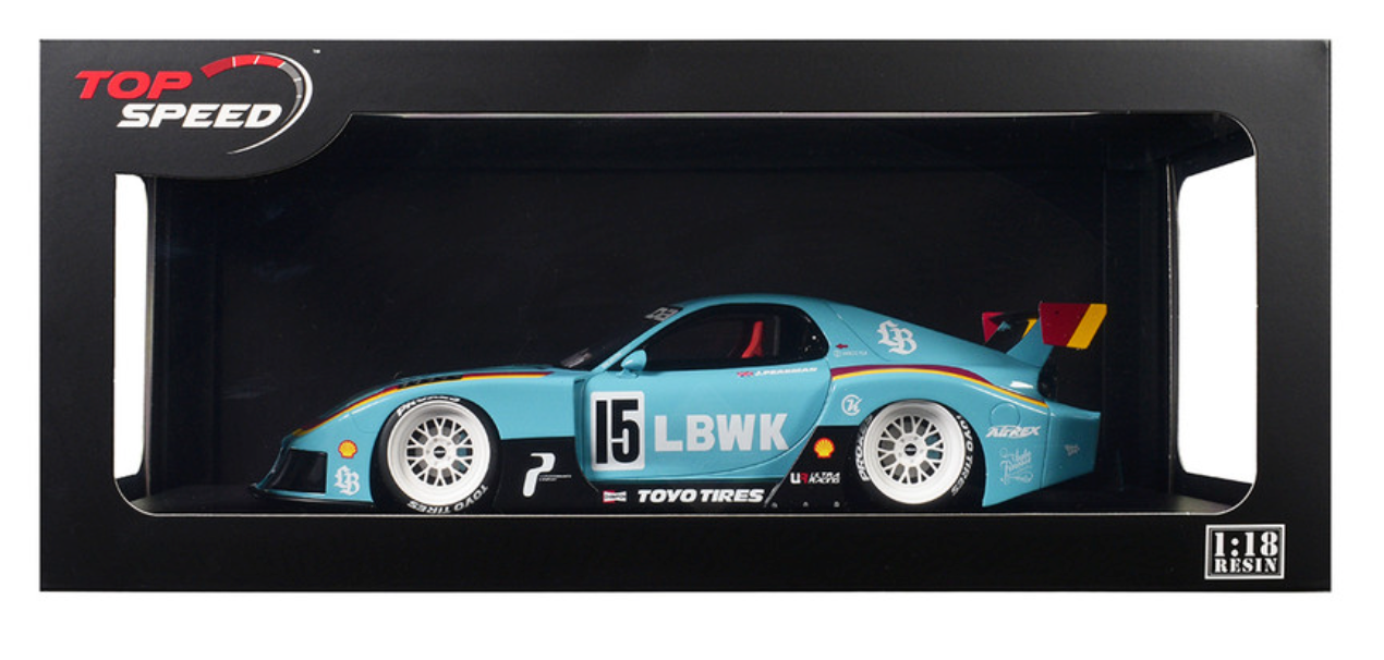1:18 Mazda RX-7 LB-Super Silhouette Liberty Walk TopSpeed 1:18 Mazda RX-7 LB-Super Silhouette Liberty Walk TopSpeed