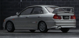 1:64 Mitsubishi Lancer EVO IV (4) -- Silver -- BM Creations