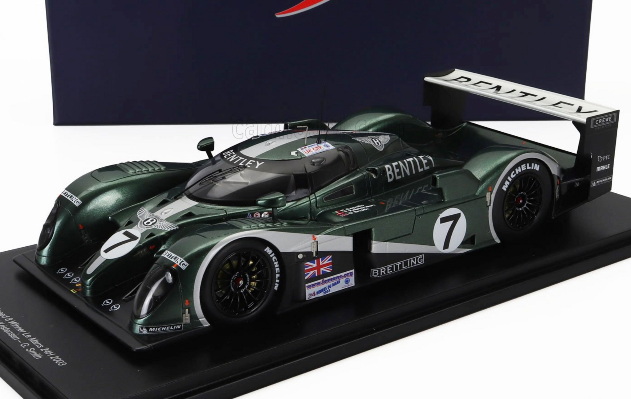 1:18 2003 Le Mans 24h Winner -- #7 Bentley Speed 8 -- Spark 1:18 2003 Le Mans 24h Winner -- #7 Bentley Speed 8 -- Spark