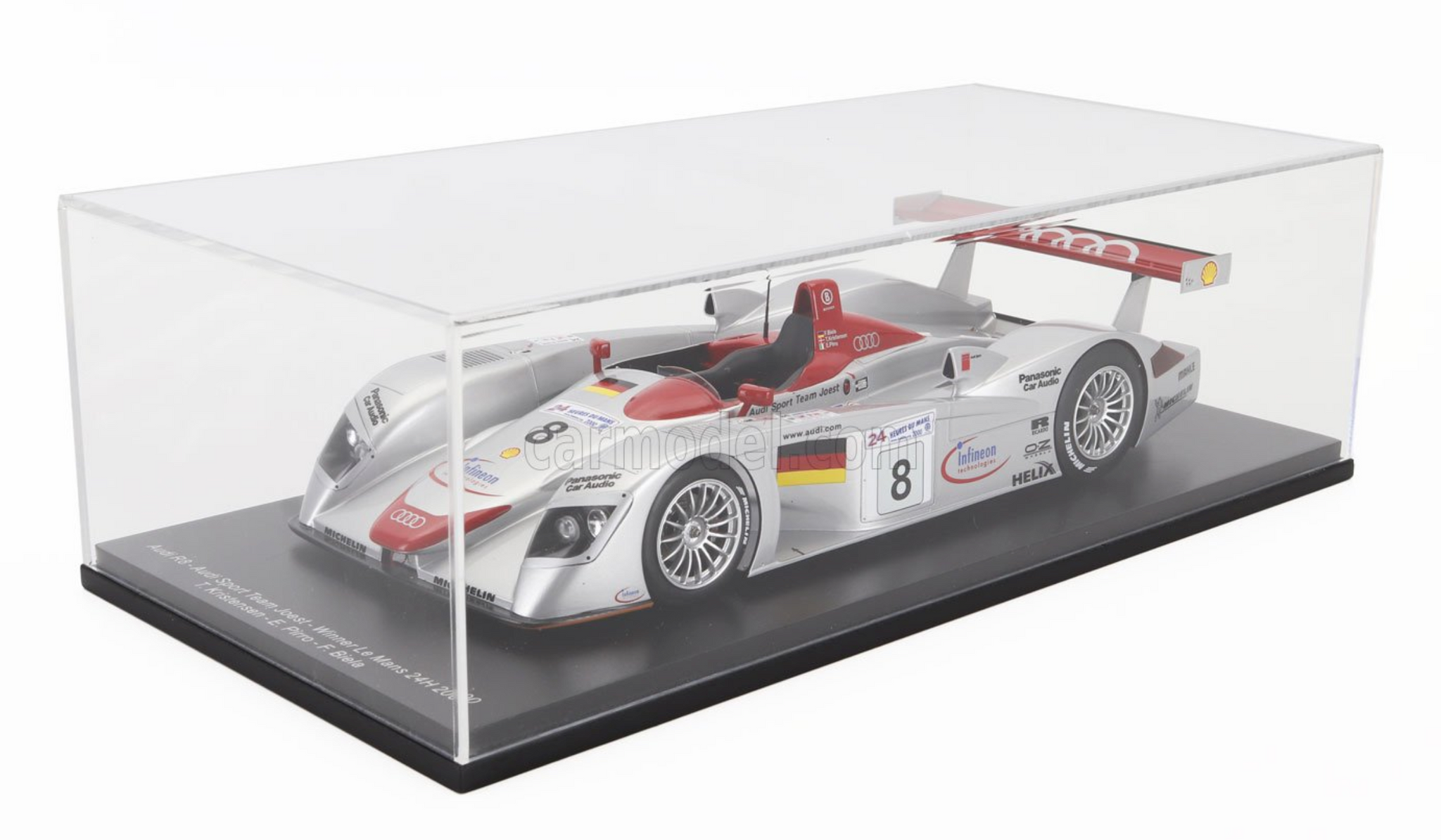 Audi R8 n° 88 2ème 24h Le Mans 2004 1/43 Minichamps 400041388 Audi R8 n° 88 2ème 24h Le Mans 2004 1/43 Minichamps 400041388