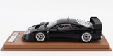 1:18 Ferrari F40 LM 1996 -- Black w/BBS Silver Wheels -- Tecnomodel