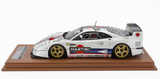 1:18 Ferrari F40 LM 1996 -- Martini (White) w/Gold Wheels -- Tecnomodel