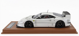 1:18 Ferrari F40 LM 1996 -- White w/Black Wheels -- Tecnomodel