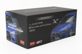 1:18 Mitsubishi Lancer Evo X (10) 2007 -- Blue Metallic -- Sunstar