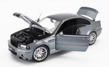 1:18 BMW E46 M3 CSL 2003 -- Grey / Carbon -- Norev