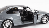 1:18 BMW E46 M3 CSL 2003 -- Grey / Carbon -- Norev