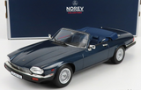 1:18 Jaguar XJ-S 5.3 H.E. Cabriolet -- Metallic Blue -- NOREV