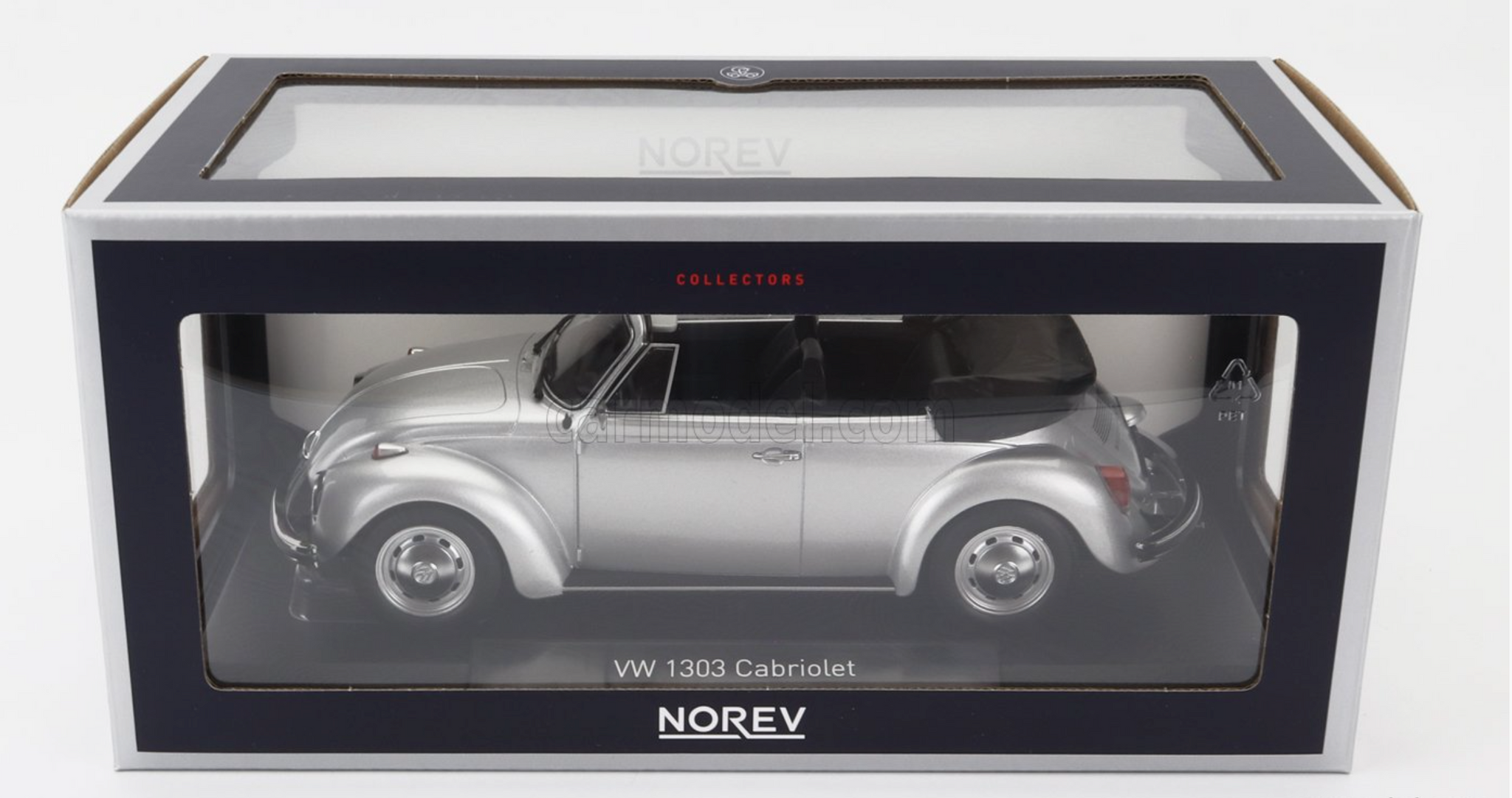 1:18 Volkswagen VW Beetle 1303 Cabriolet 1973 -- Silver -- NOREV