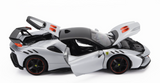 1:18 Ferrari SF90XX Stradale -- Bianco Artico White/Orange -- Bburago