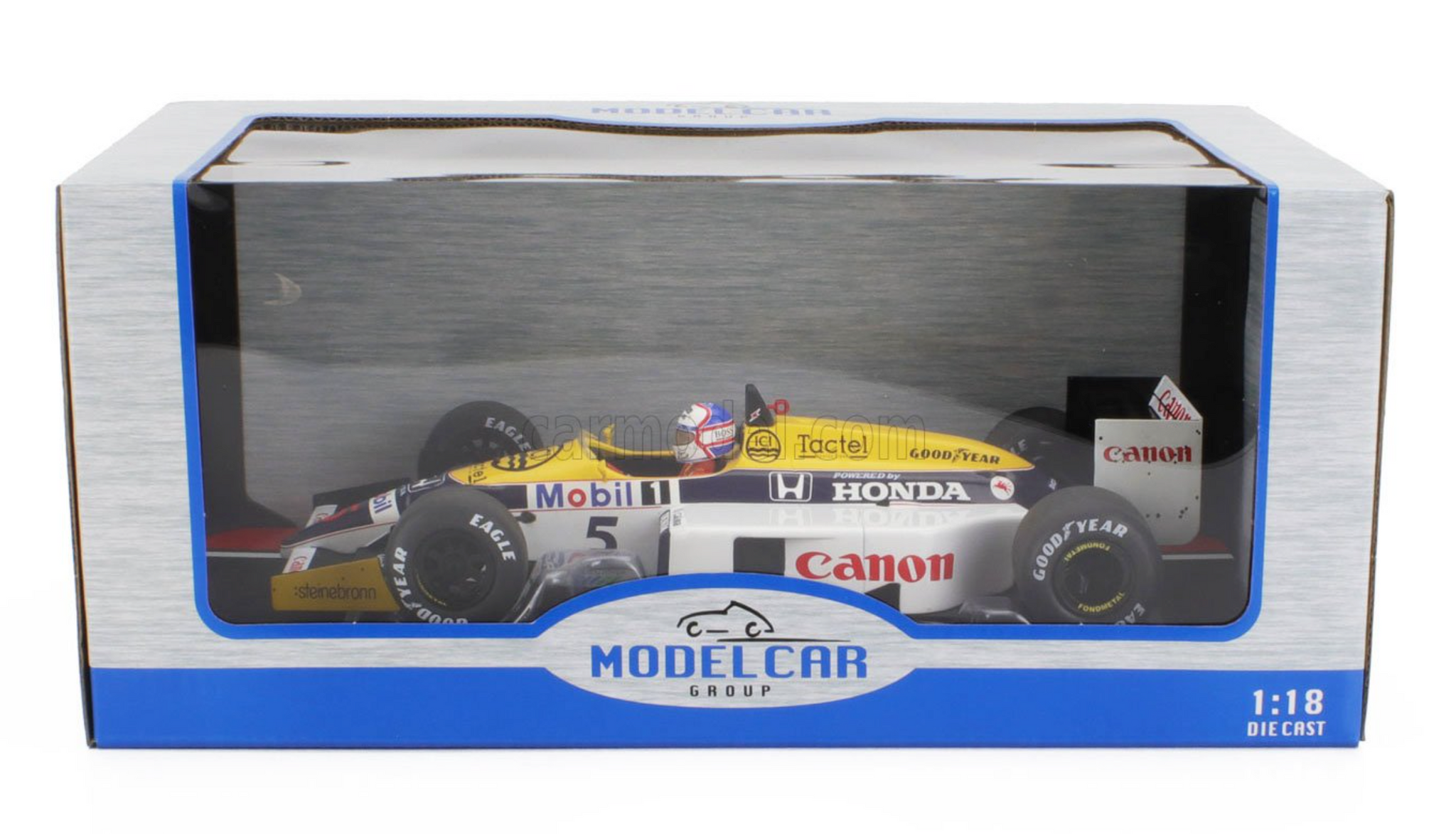 Modèle Réduit 1:18 Williams FW11 #5 - GP De Grande-Bretagne 1986, Pilote N. Mansell - Neuf