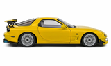 1:18 Mazda RX7 Type RS (FD3RS) Streetfighter -- Yellow -- Solido