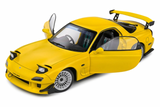 1:18 Mazda RX7 Type RS (FD3RS) Streetfighter -- Yellow -- Solido