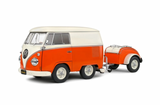 1:18 Volkswagen Shorty "Kool Kombi" -- Orange/White -- Solido