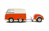 1:18 Volkswagen Shorty "Kool Kombi" -- Orange/White -- Solido