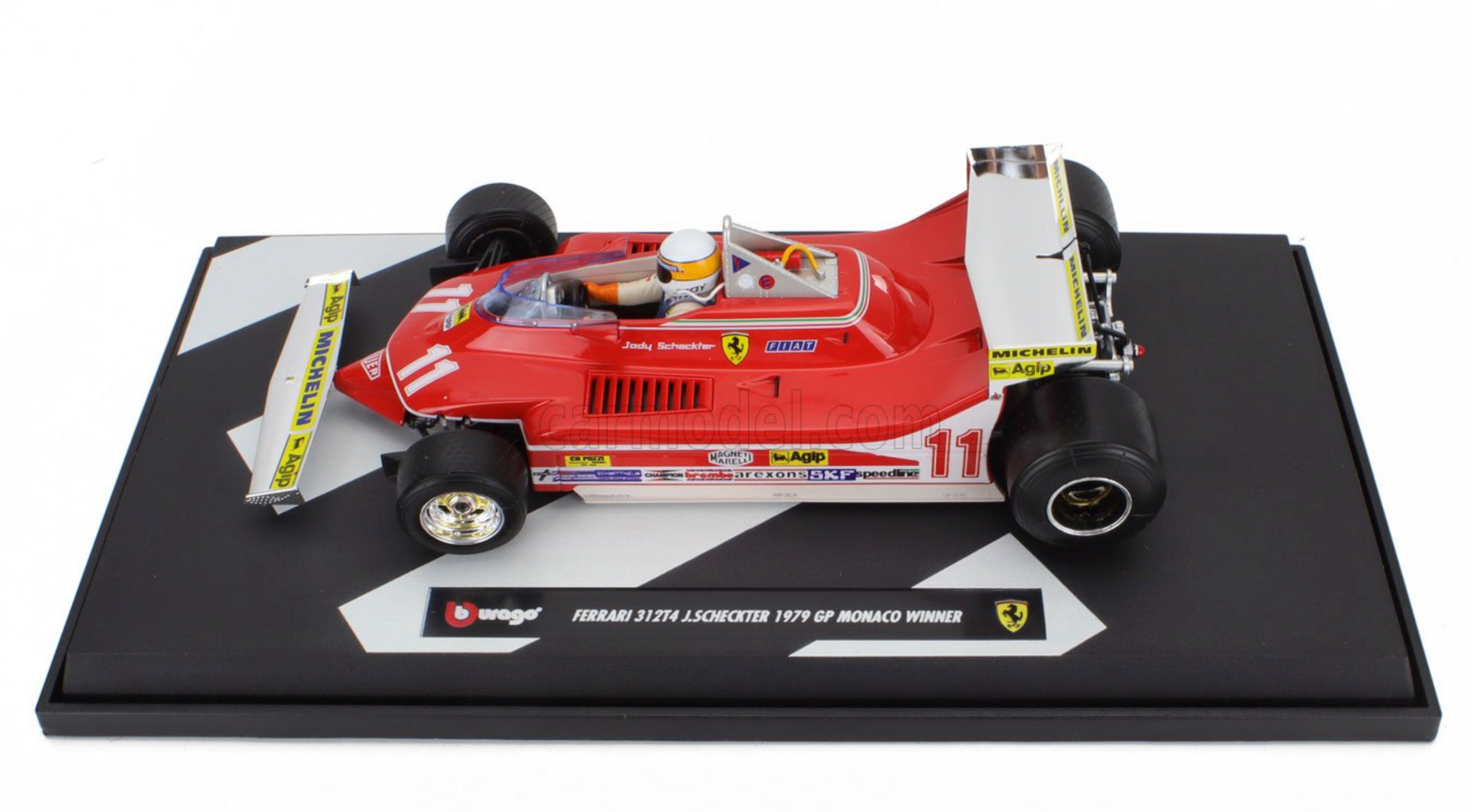 Exoto Ferrari 312 T4 1:18 Jody Scheckter 1979 GP GB #11 97076