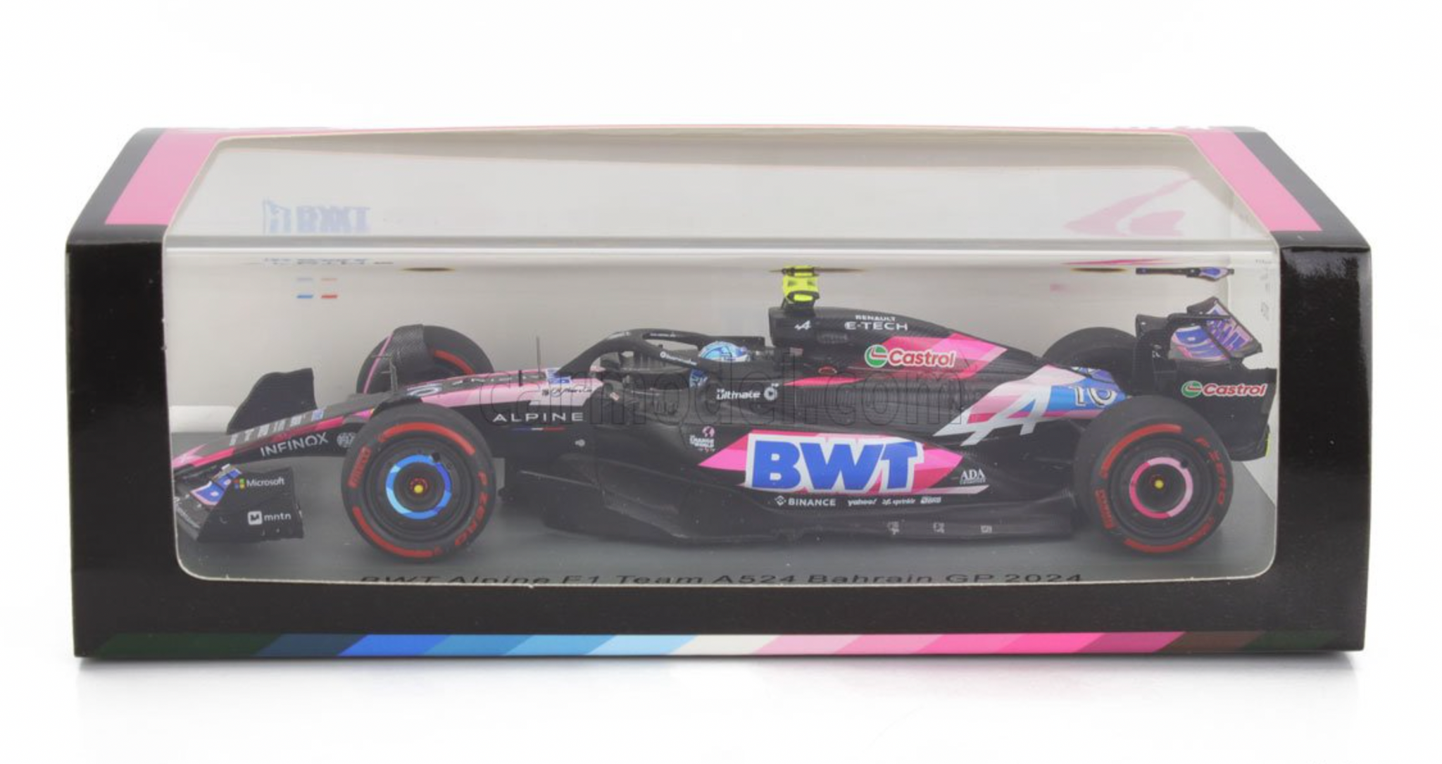 1:43 2024 Pierre Gasly -- Bahrain GP -- #10 Alpine A524 -- Spark F1 1:43 2024 Pierre Gasly -- Bahrain GP -- #10 Alpine A524 -- Spark F1