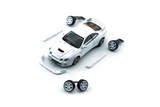 1:64 Toyota Celica GT Four -- White -- BM Creations