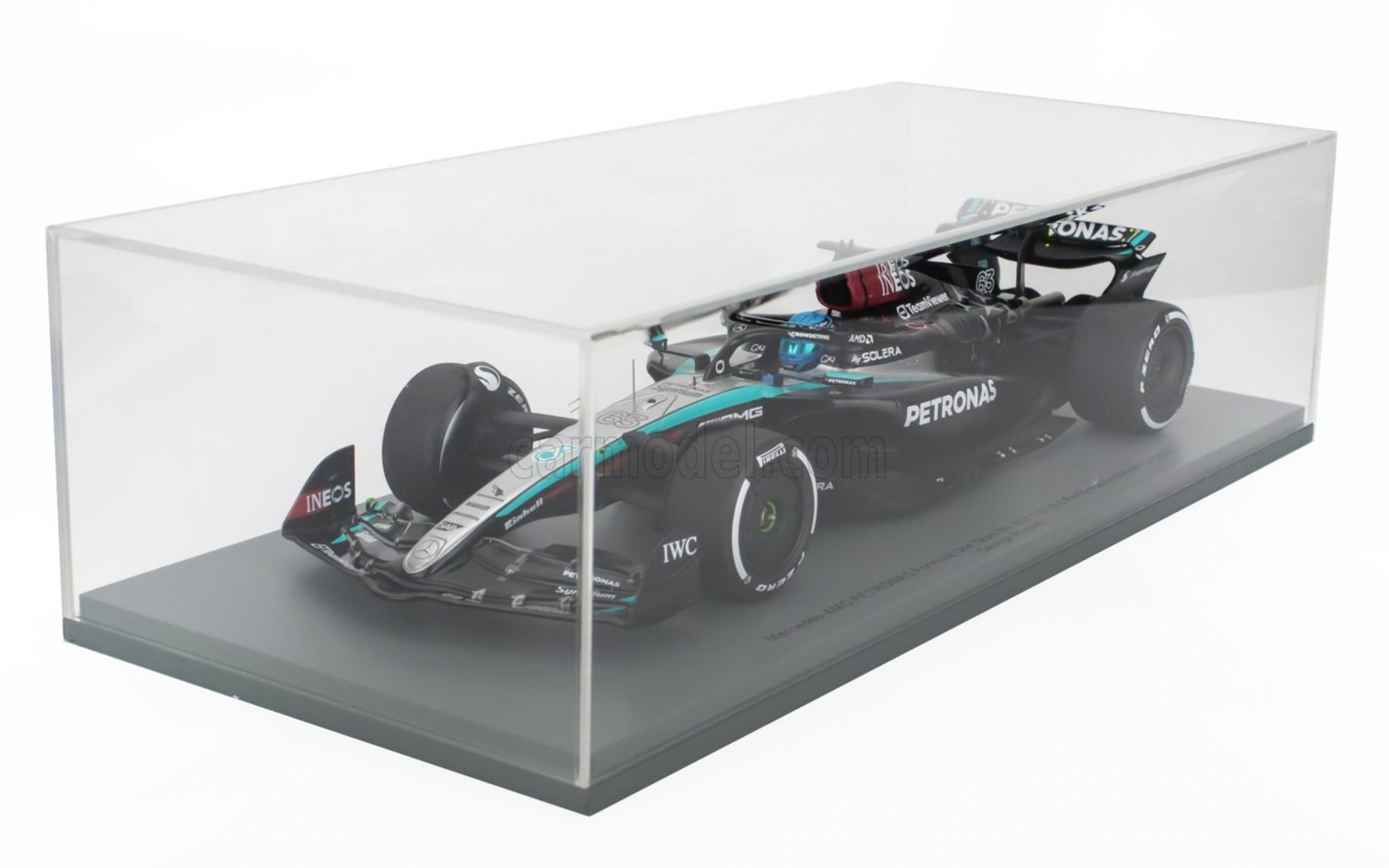 1:18 2024 George Russell -- Bahrain GP -- #63 Mercedes-AMG W15 E -- Sp