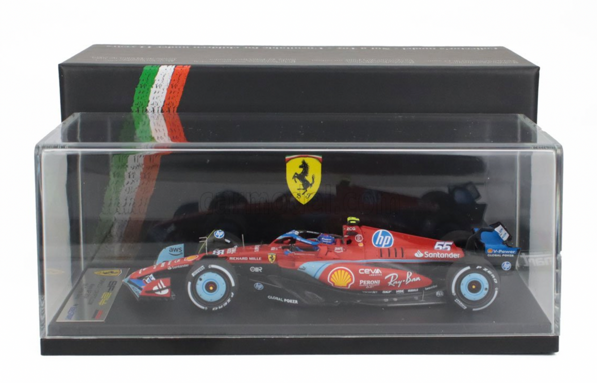 Look Smart LSF1054 – Ferrari SF-23 #55 Carlos Sainz – Échelle 1/43 – Résine (Occasion)