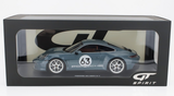 1:18 Porsche 911 (992) S/T #63 Coupe -- Meissen Blue -- GT Spirit