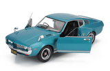 1:24 1973 Toyota Celica LB 2000 GT Coupe -- Turquoise Blue -- WhiteBox