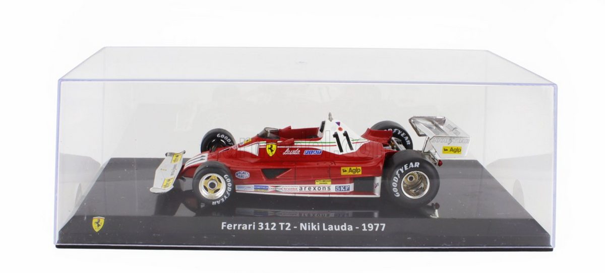 1:24 1977 Niki Lauda -- #11 Ferrari 312 T2 -- Atlas/Edicola F1