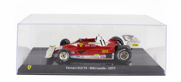 1:24 1977 Niki Lauda -- #11 Ferrari 312 T2 -- Atlas/Edicola F1