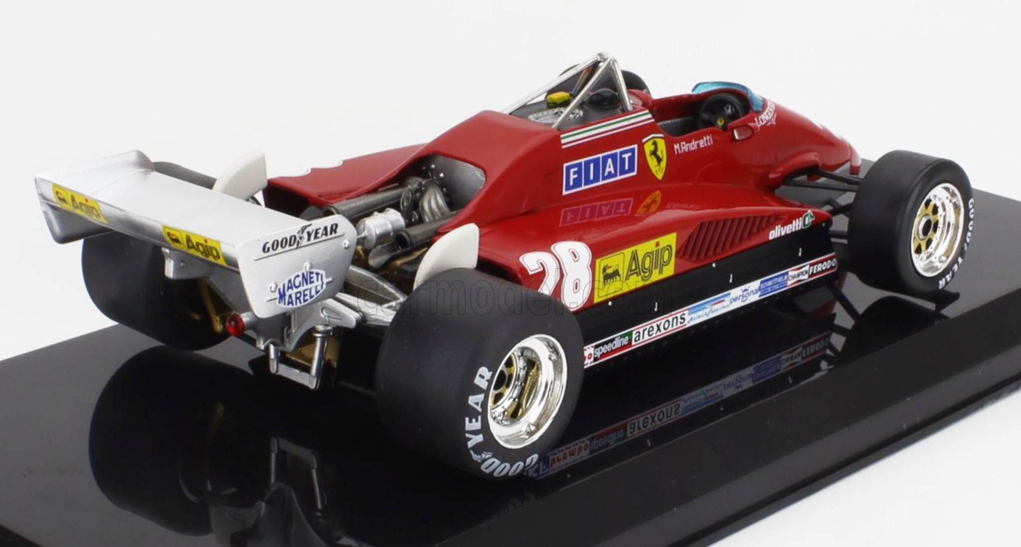 1:24 1982 Mario Andretti -- #28 Ferrari 126 C2 -- Atlas/Edicola F1
