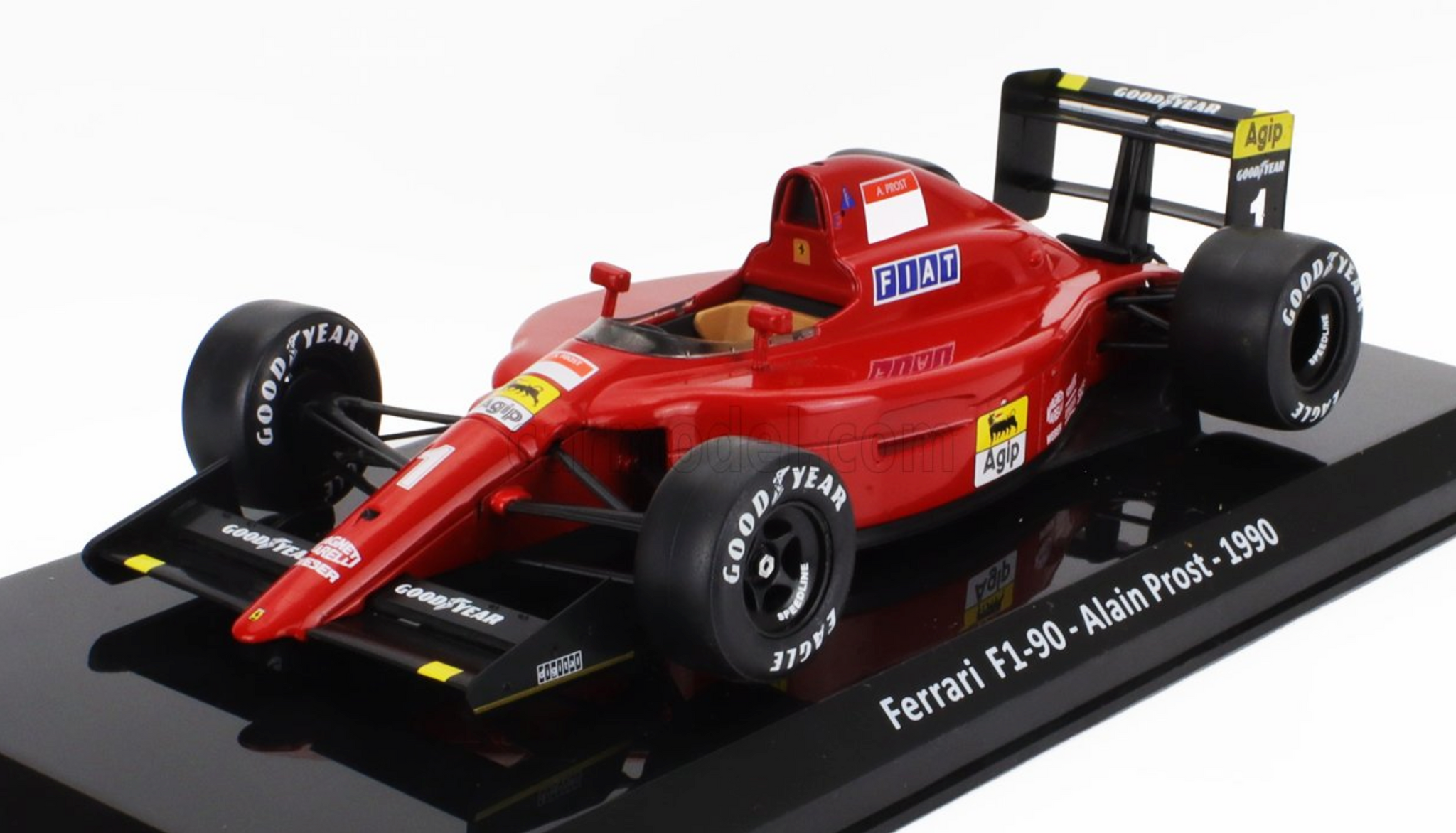 1:24 1990 Alain Prost -- #1 Ferrari F1-90 -- Atlas/Edicola F1 1:24 1990 Alain Prost -- #1 Ferrari F1-90 -- Atlas/Edicola F1