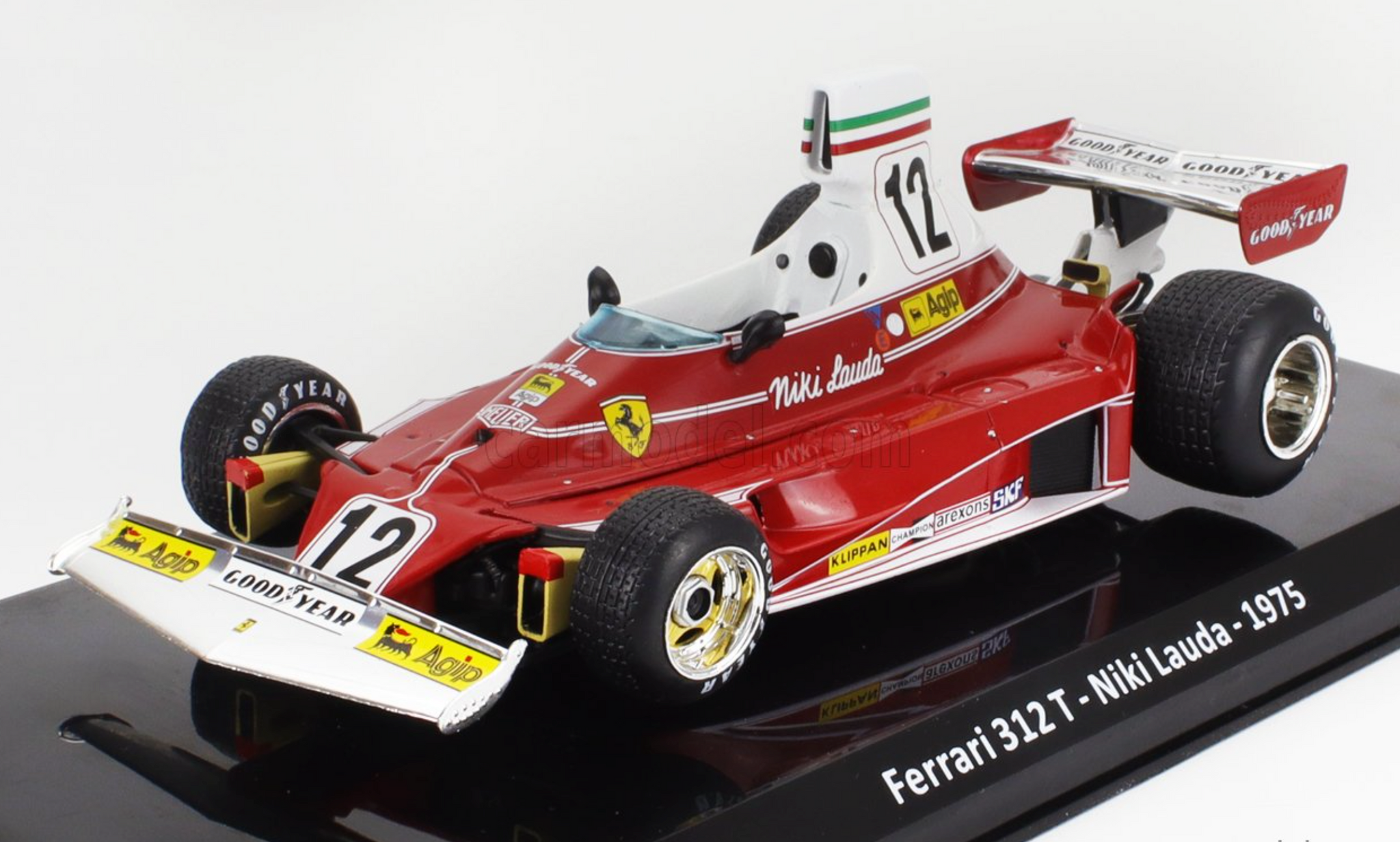 1:24 1975 Niki Lauda -- World Champion -- #12 Ferrari 312 T -- Atlas/E