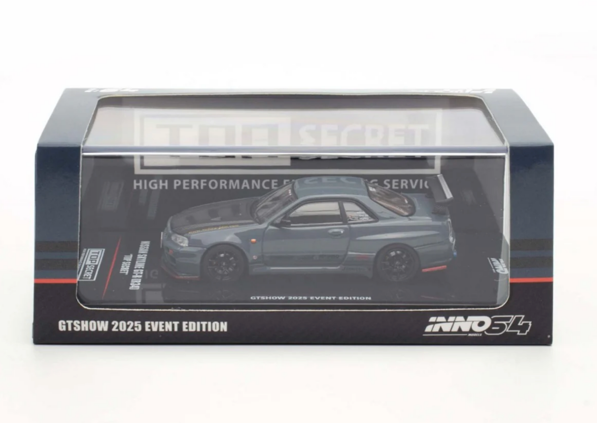 イノモデル 1/64 TOPSECRET GTR R34 GTSHOW2025 Inno 1/64 Nissan Skyline GT-R R34 