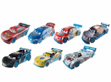 1:55 Ice Racers - Full Set of 7 -- Disney "Cars" Mattel CDR25 Hamilton Mcqueen