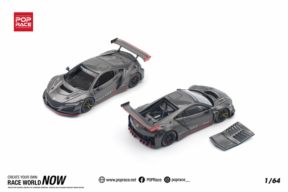 1:64 Honda NSX GT3 EVO 2022 -- Carbon Edition -- Pop Race