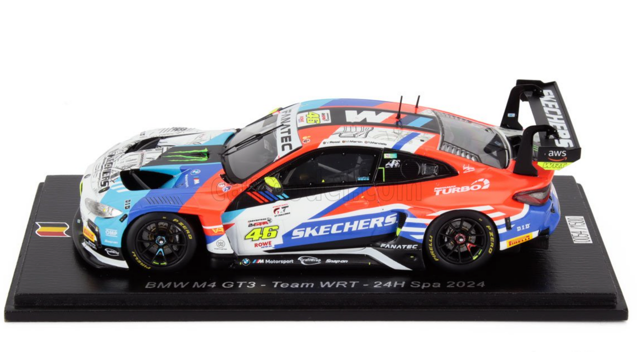 スパーク1/43 BMW M4 2024 ルマン スパ24H #46 V.ロッシ 1:43 2024 Spa 24h -- #46 Valentino Rossi BMW M4 GT3 -- Spark
