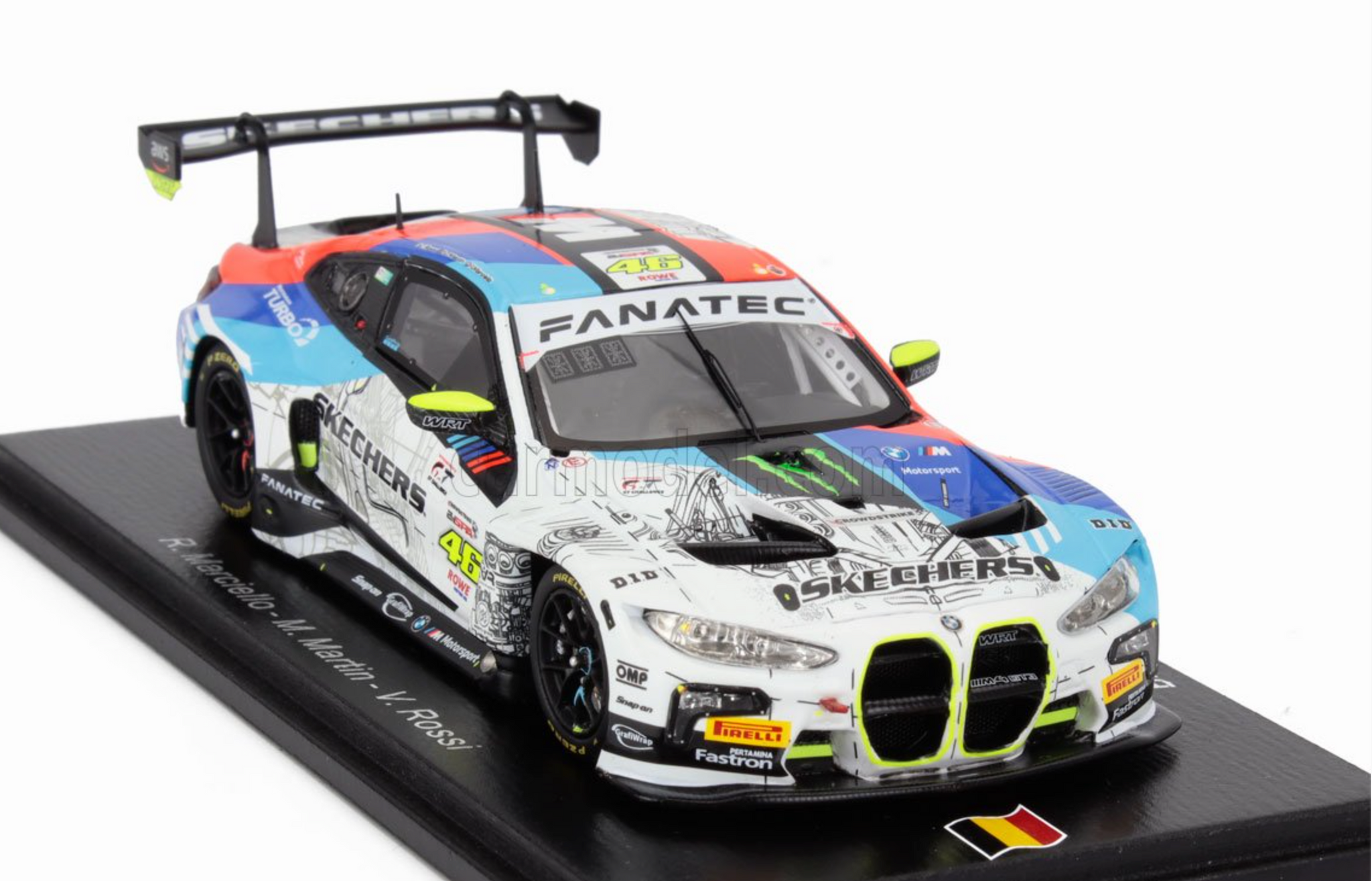 スパーク1/43 BMW M4 2024 ルマン スパ24H #46 V.ロッシ スパーク 1/43 BMW M4 GT3 WRT ルマン 2024 No.46 S9149 ミニカー