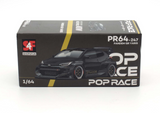 1:64 Toyota GR Yaris Pandem -- Black -- Pop Race (Manila Auto Show 2025)