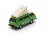 1:87 (HO) Volkswagen T3b Kombi Camping Bus -- Green -- Schuco