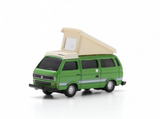 1:87 (HO) Volkswagen T3b Kombi Camping Bus -- Green -- Schuco