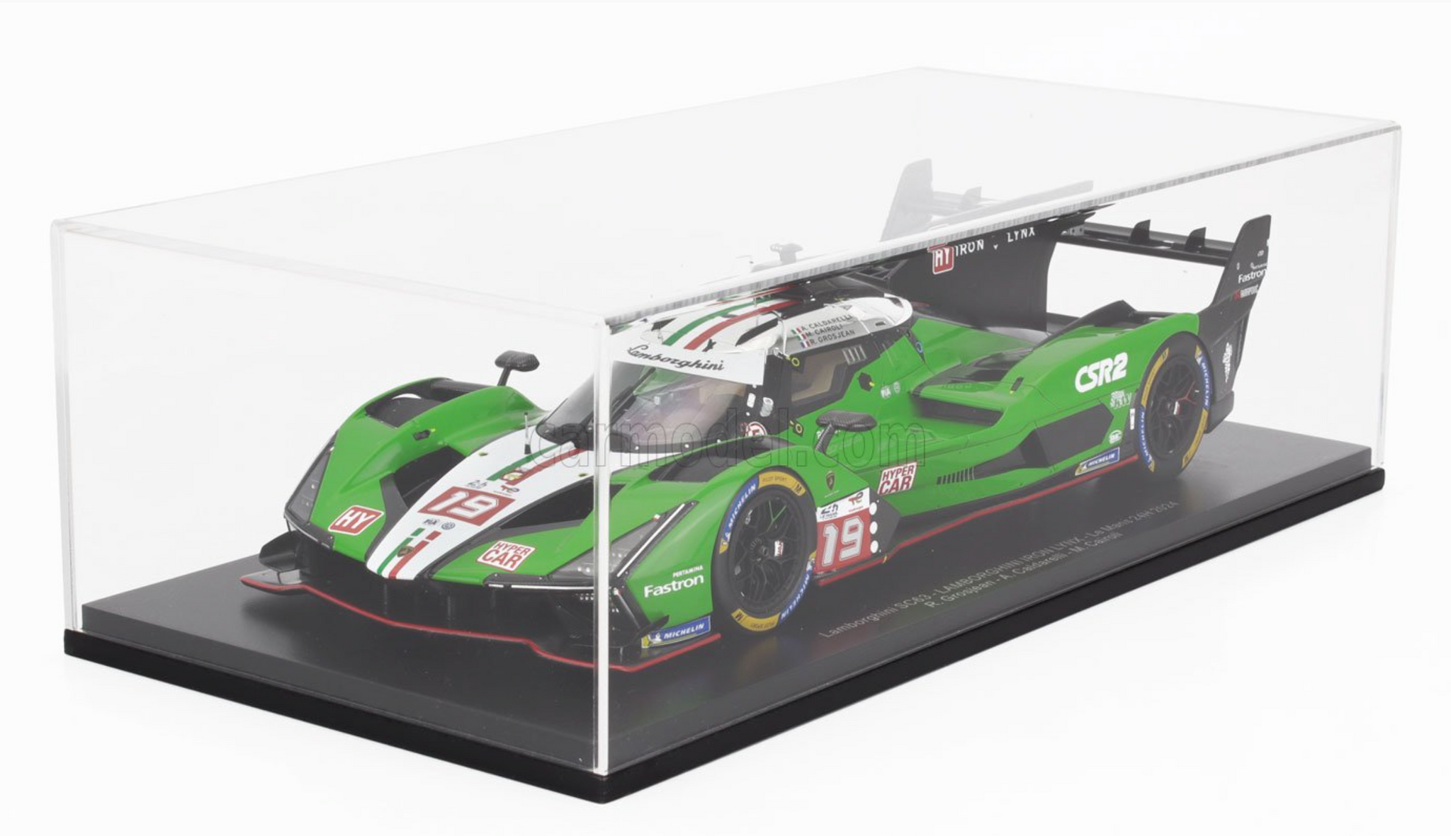 1:18 2024 Le Mans 24h -- #19 Lamborghini SC63 Iron Lynx -- Spark