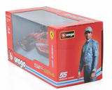 1:43 2024 Carlos Sainz -- #55 Miami GP -- Ferrari SF-24 -- Bburago F1