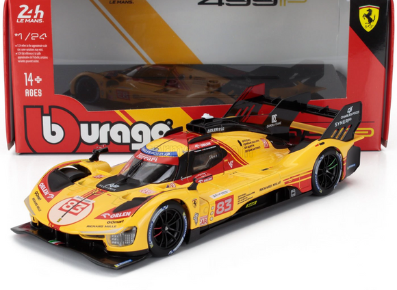 1:24 2024 LeMans 24h -- #83 Ferrari 499P -- Bburago