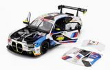 1:18 2023 12 Hours of Abu Dhabi -- #46 Valentino Rossi BMW M4 GT3 -- Minichamps