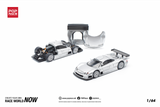 1:64 Mercedes-Benz AMG CLK GTR -- Silver -- Pop Race