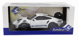 1:18 Porsche 911 (992) GT3 RS 2024 -- White w/Blue Stripes -- Solido