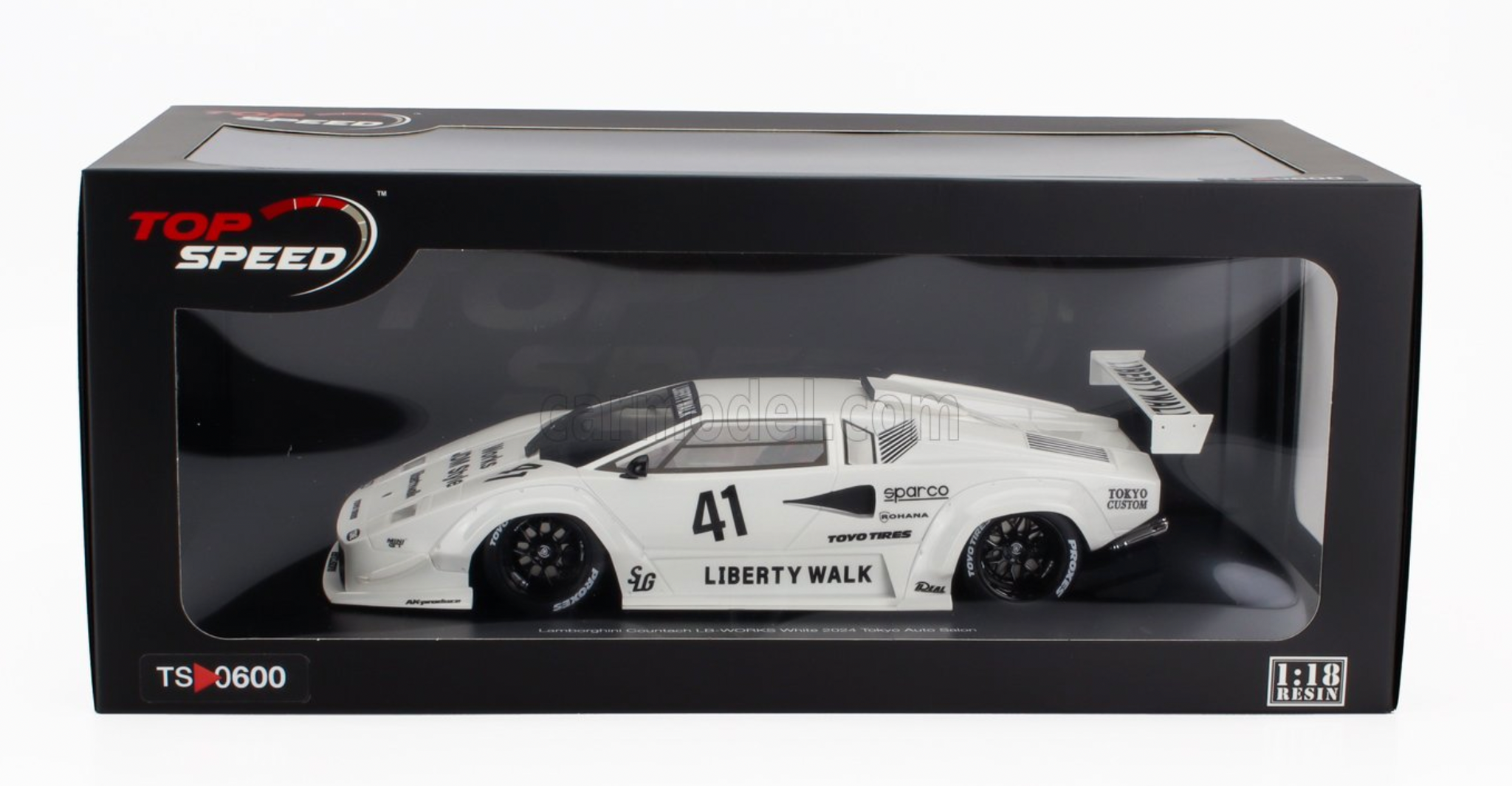 1:18 Lamborghini Countach LB-WORKS - White -- 2024 Tokyo Auto Salon --