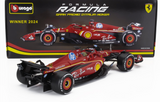 1:18 2024 Charles LeClerc - #16 Italian GP Winner -- Ferrari SF-24 -- Bburago F1