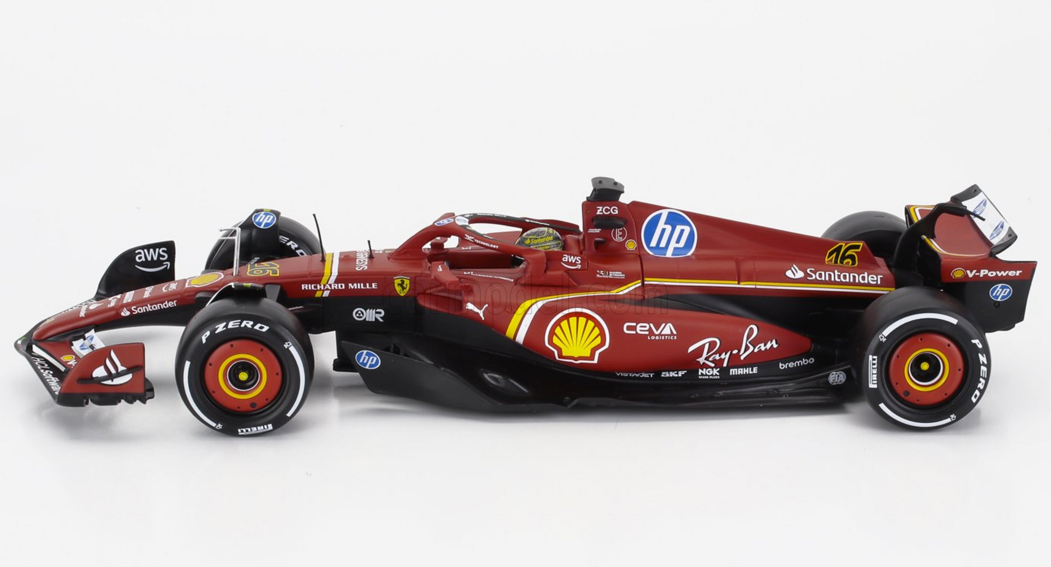 1:18 2024 Charles LeClerc - #16 Italian GP Winner -- Ferrari