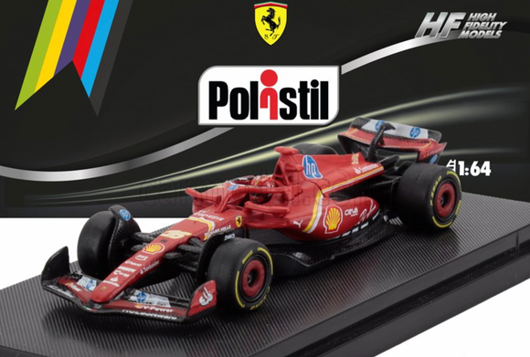 (Pre-Order) 1:64 2024 Charles LeClerc -- #16 Ferrari SF-24 -- Polistil